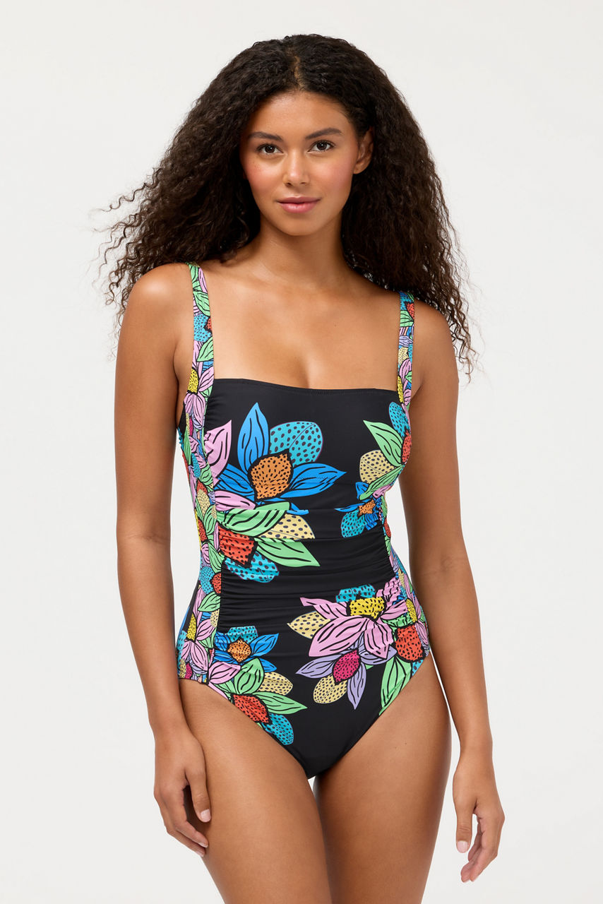 JW X ASHLEY PERCIVAL RUCHED ONE PIECE, , large image 1