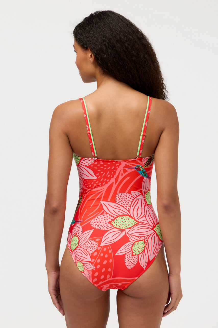 JW X ASHLEY PERCIVAL RUCHED ONE PIECE, , large image 3