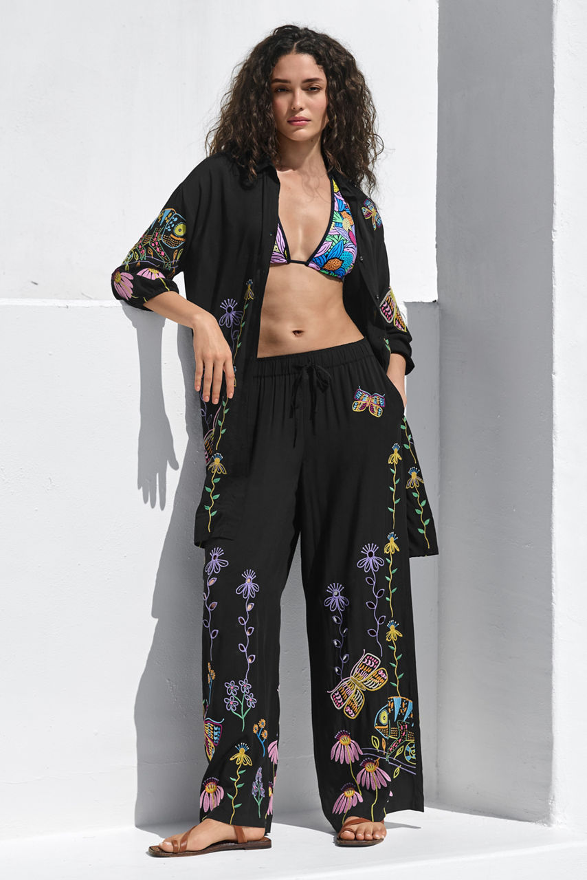 JW X ASHLEY PERCIVAL WIDE LEG PANT, , large image 5