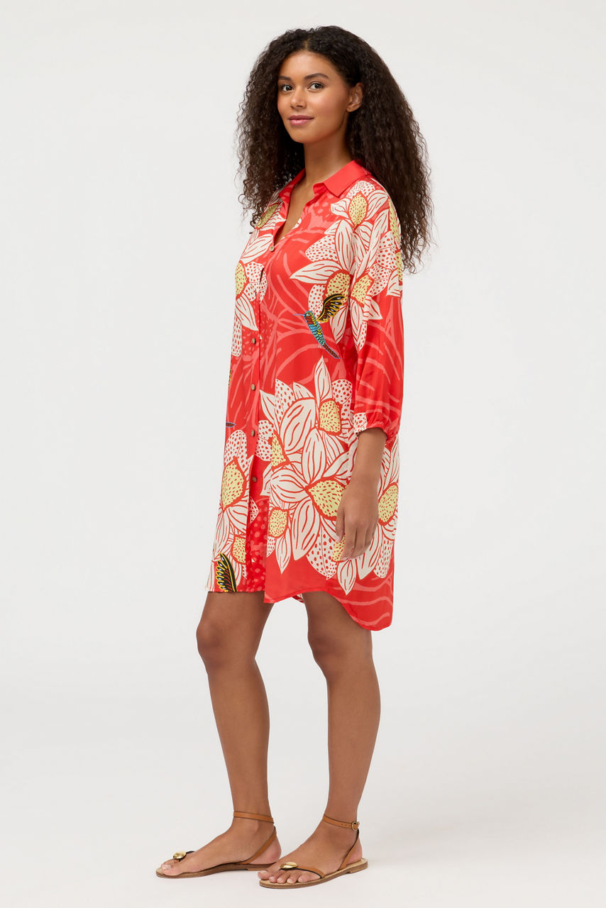 JW X ASHLEY PERCIVAL BUTTON DOWN SHIRT DRESS, , large image 2
