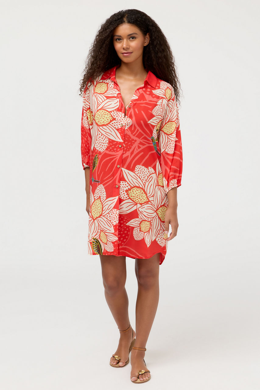 JW X ASHLEY PERCIVAL BUTTON DOWN SHIRT DRESS, , large image 3