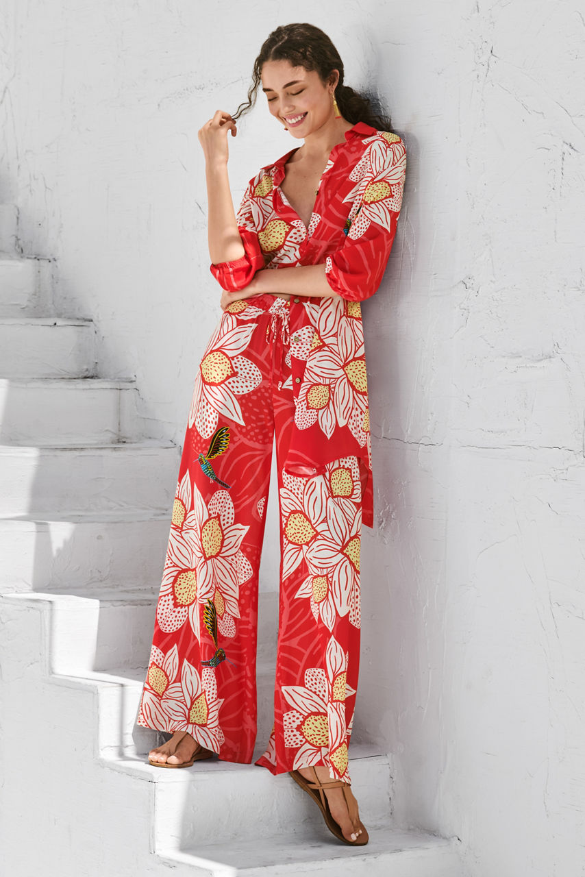 JW X ASHLEY PERCIVAL WIDE LEG PANT, , large image 6