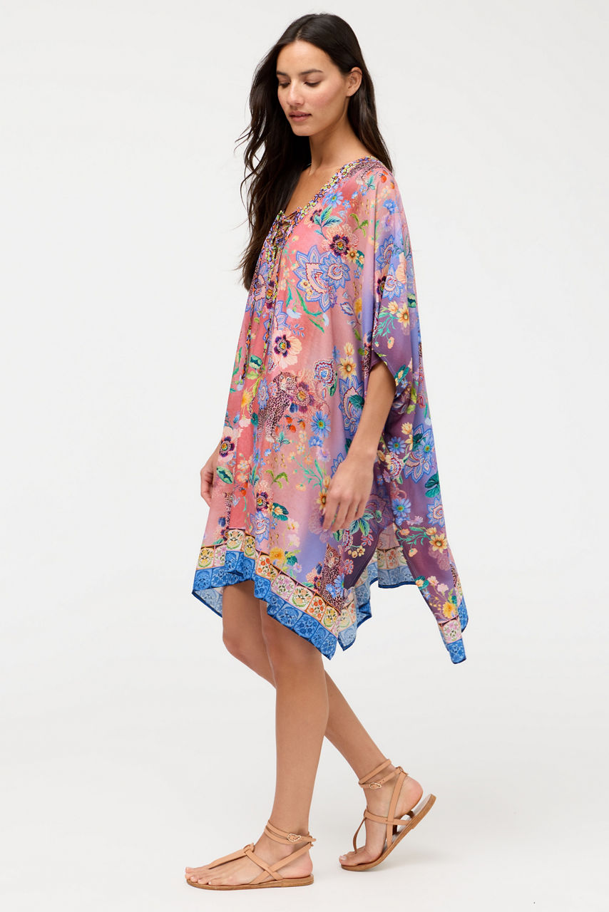 LILLIANA TIE SHORT KAFTAN, , large image 3