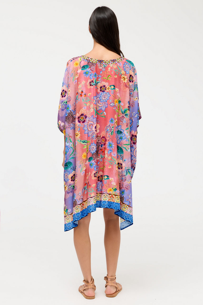 LILLIANA TIE SHORT KAFTAN, , large image 4
