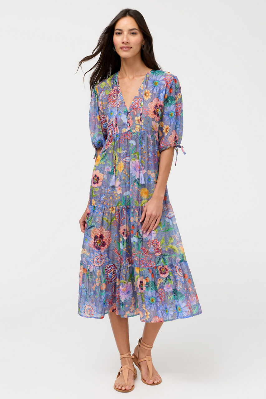 LILLIANA TIERED MAXI DRESS, , large image 1