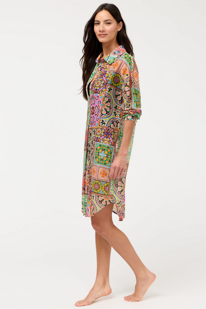 LANTHE LONG SHIRT DRESS, , large image 2