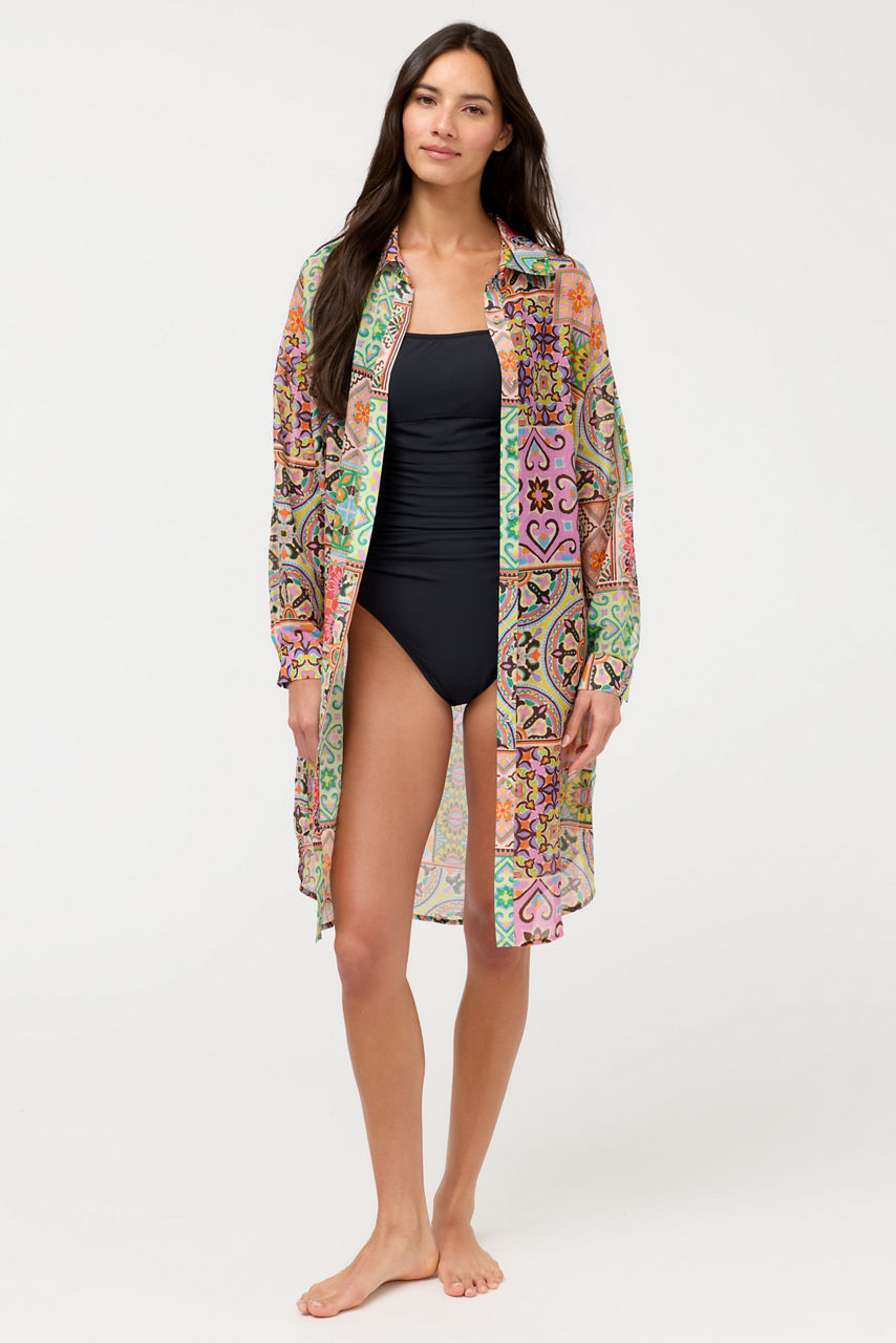 LANTHE LONG SHIRT DRESS, , large image 4