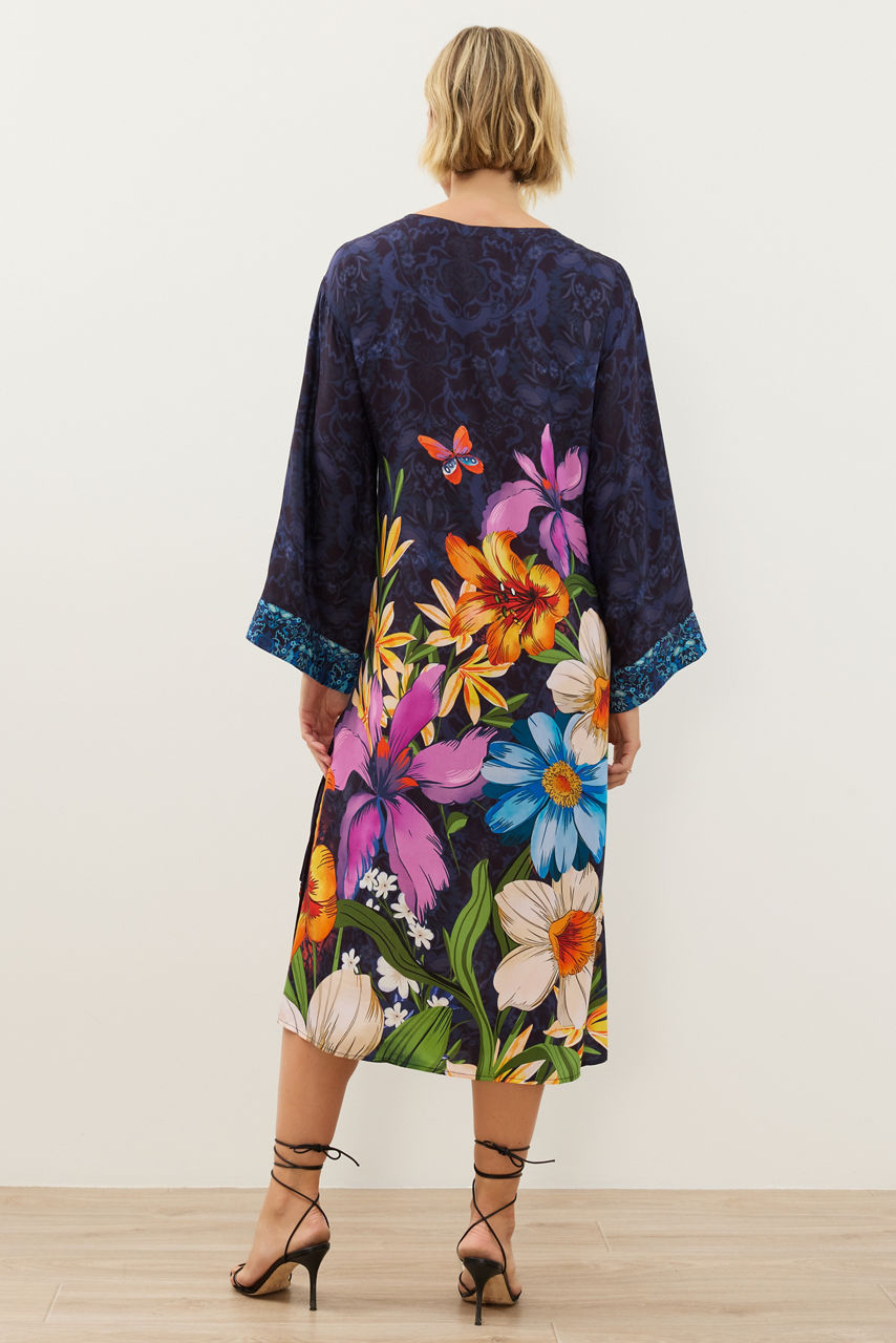 IMOGEN NIGHT BOAT NECK KAFTAN, , large image 4