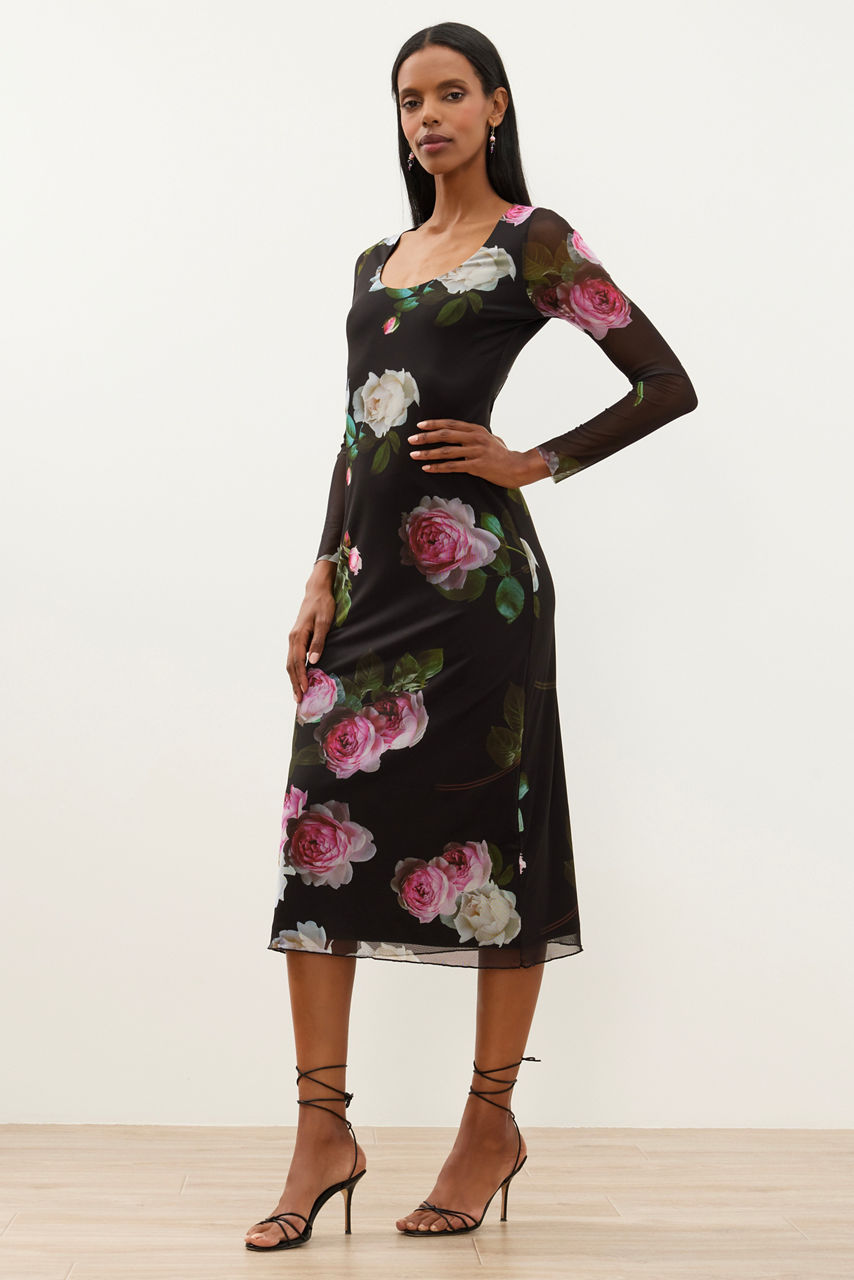 AURORYA MIDI DRESS, , large image 2