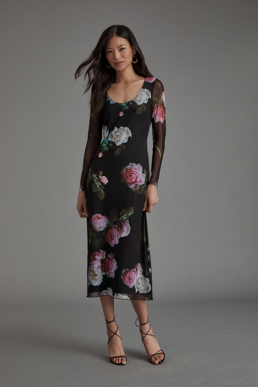 AURORYA MIDI DRESS, , large image 5