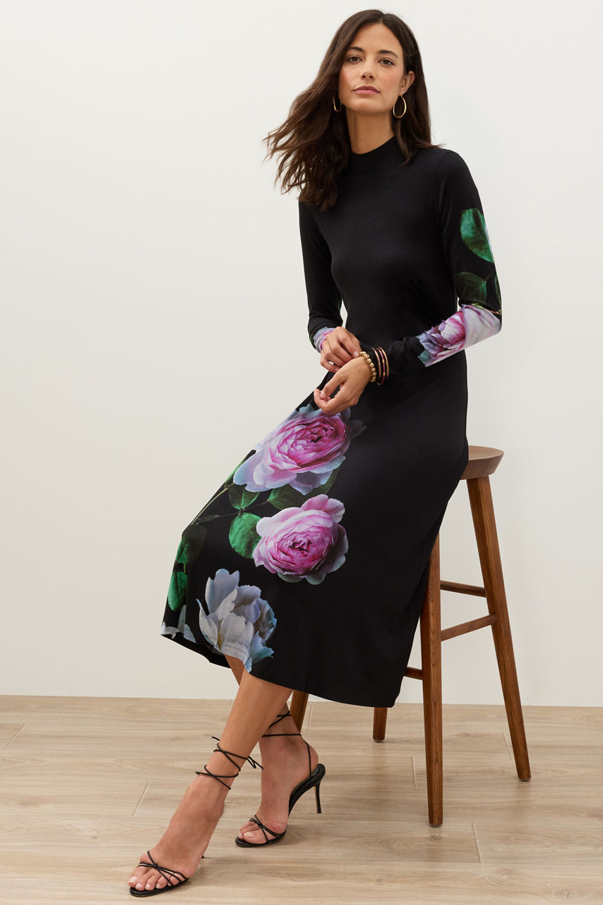 THE JANIE FAVORITE MIDI DRESS, , large image 1