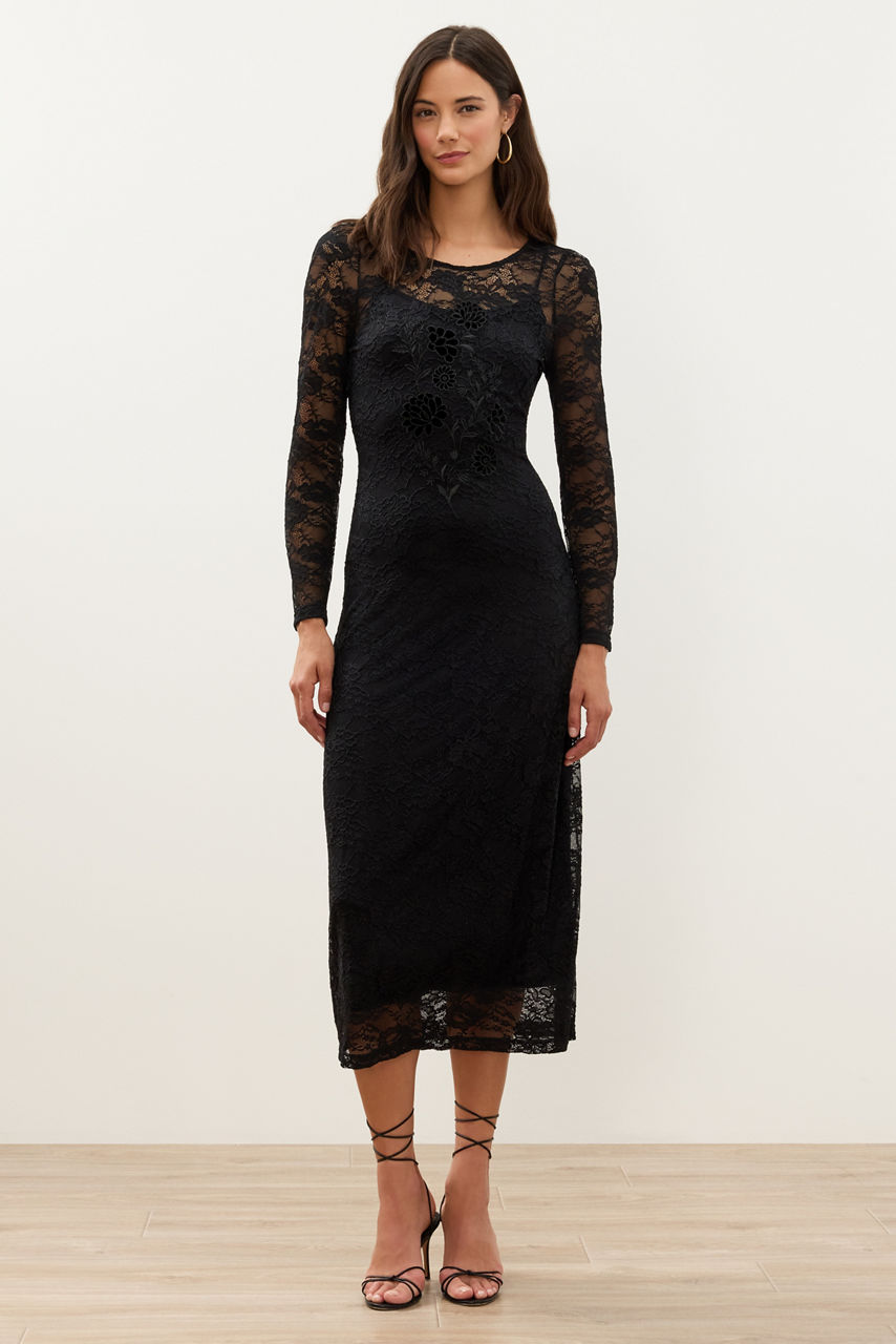 SIMONIE MIDI DRESS, , large image 1