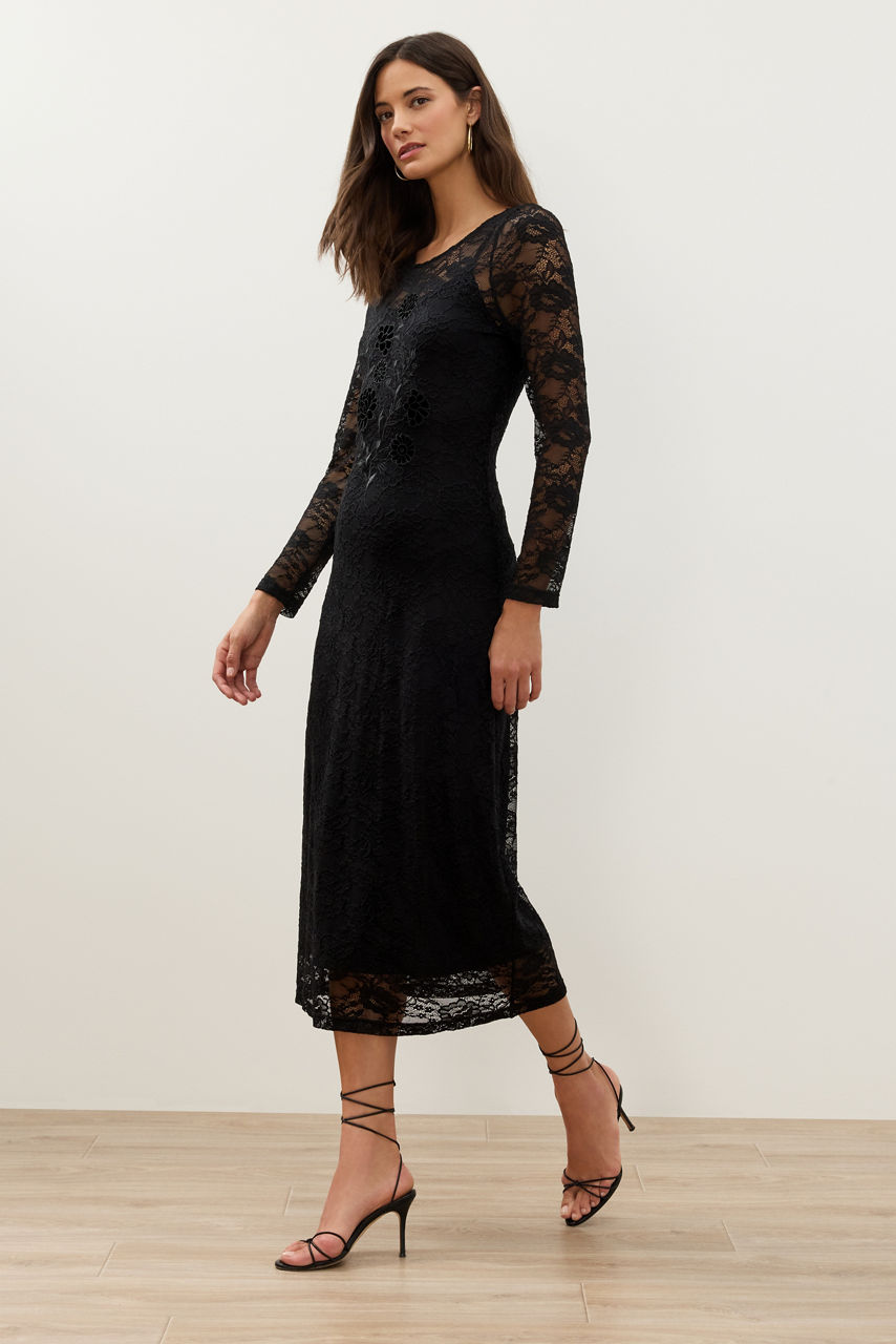 SIMONIE MIDI DRESS, , large image 3