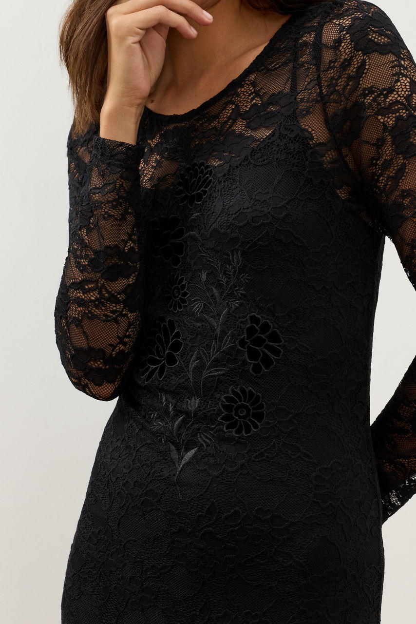 SIMONIE MIDI DRESS, , large image 4