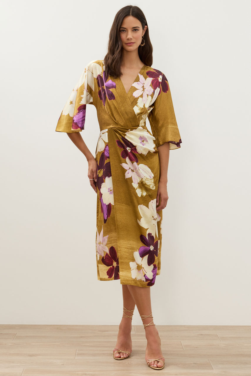 DOLANTI TWIST MIDI DRESS, , large image 1