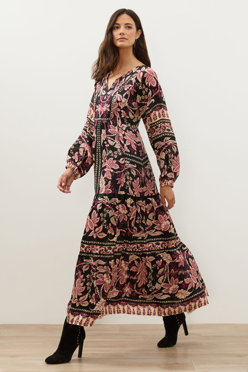 MAKAYLA PEASANT MAXI DRESS, , large image 2