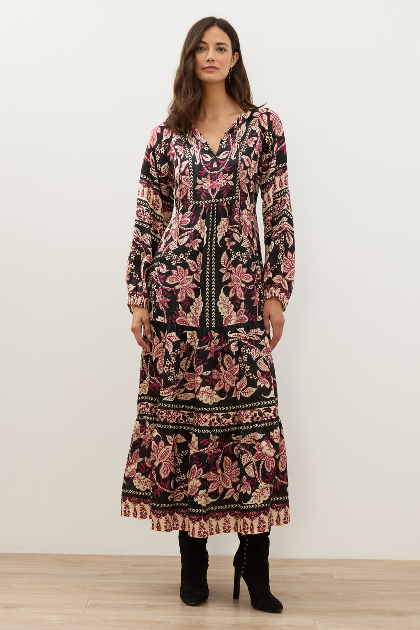 MAKAYLA PEASANT MAXI DRESS, , large image 4