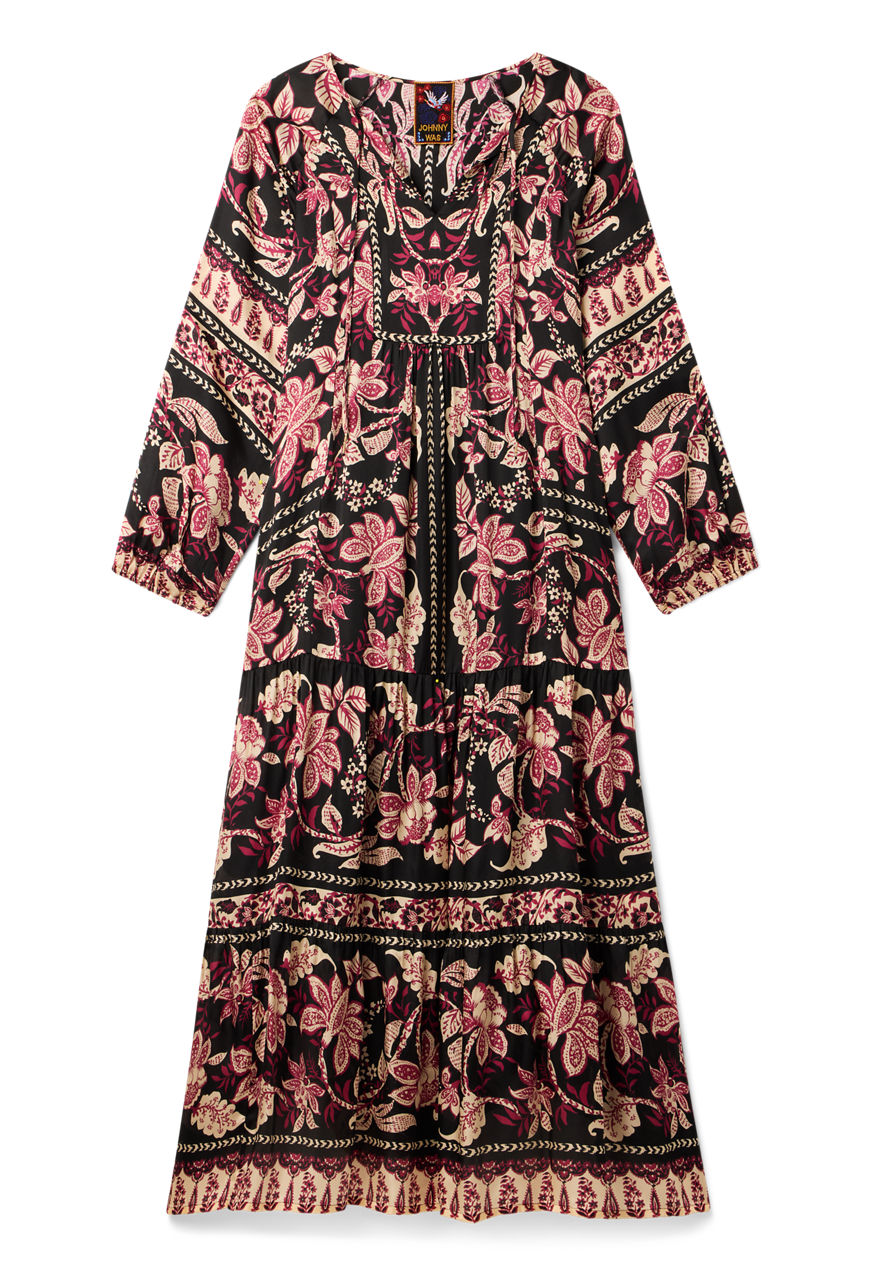 MAKAYLA PEASANT MAXI DRESS, , large image 6