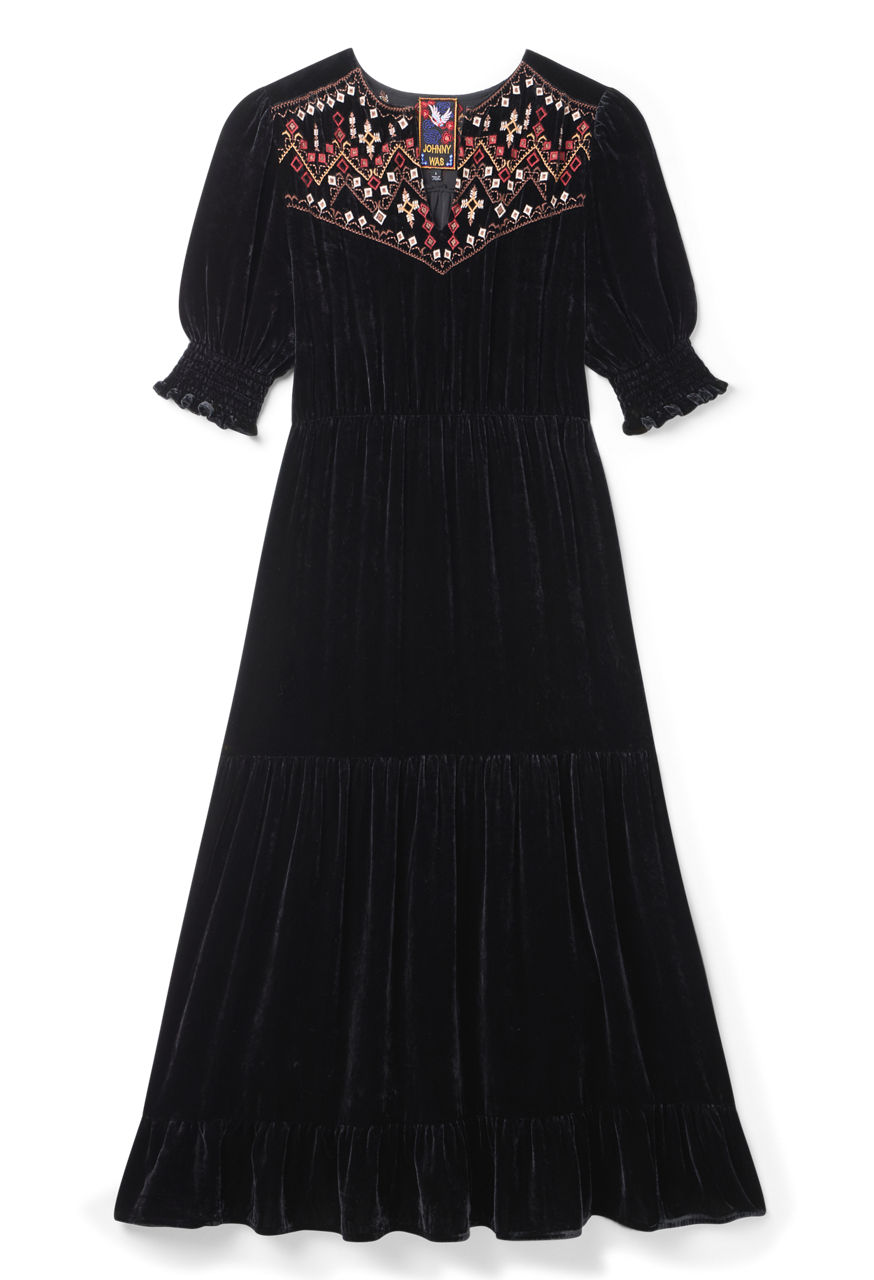 DAPHNE TEA LENGTH DRESS, , large image 6