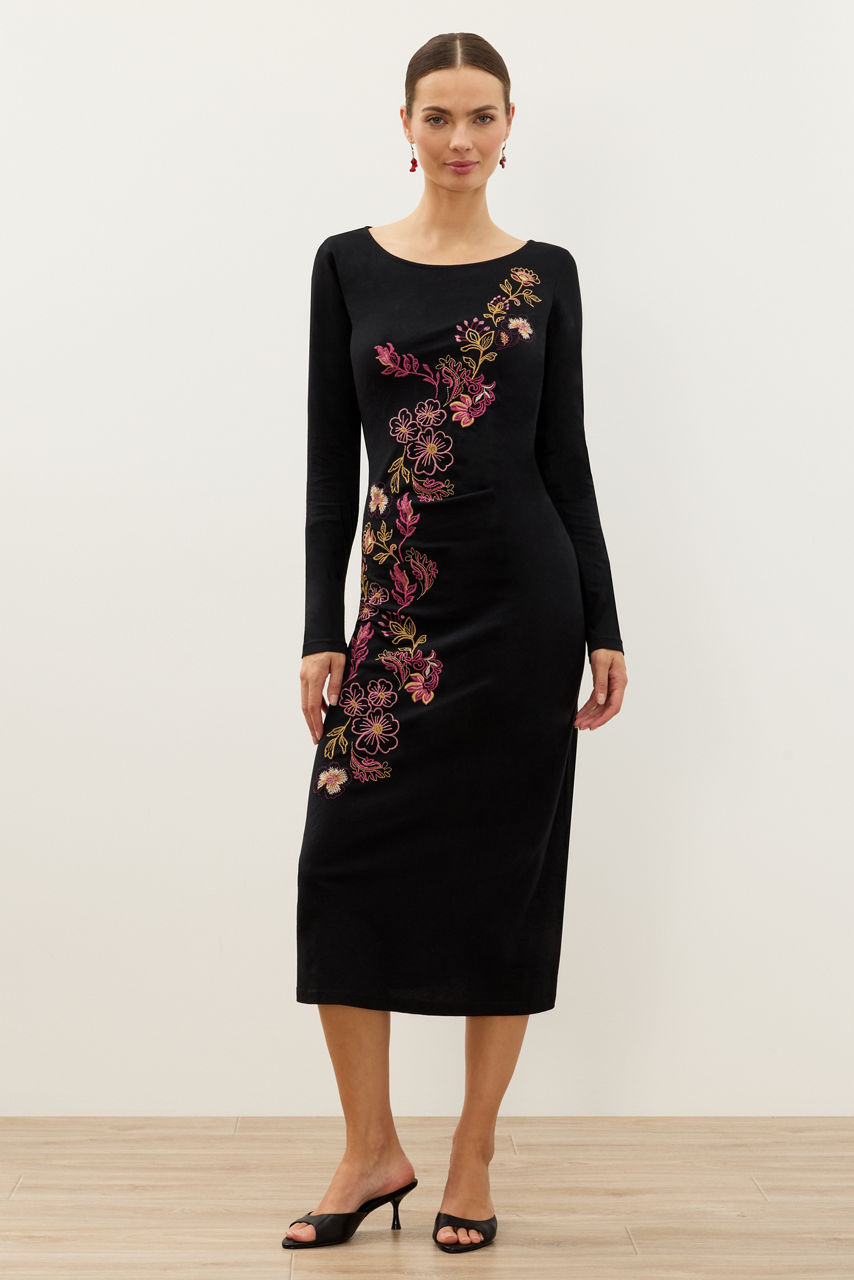LEYLY MIDI DRESS, , large image 1