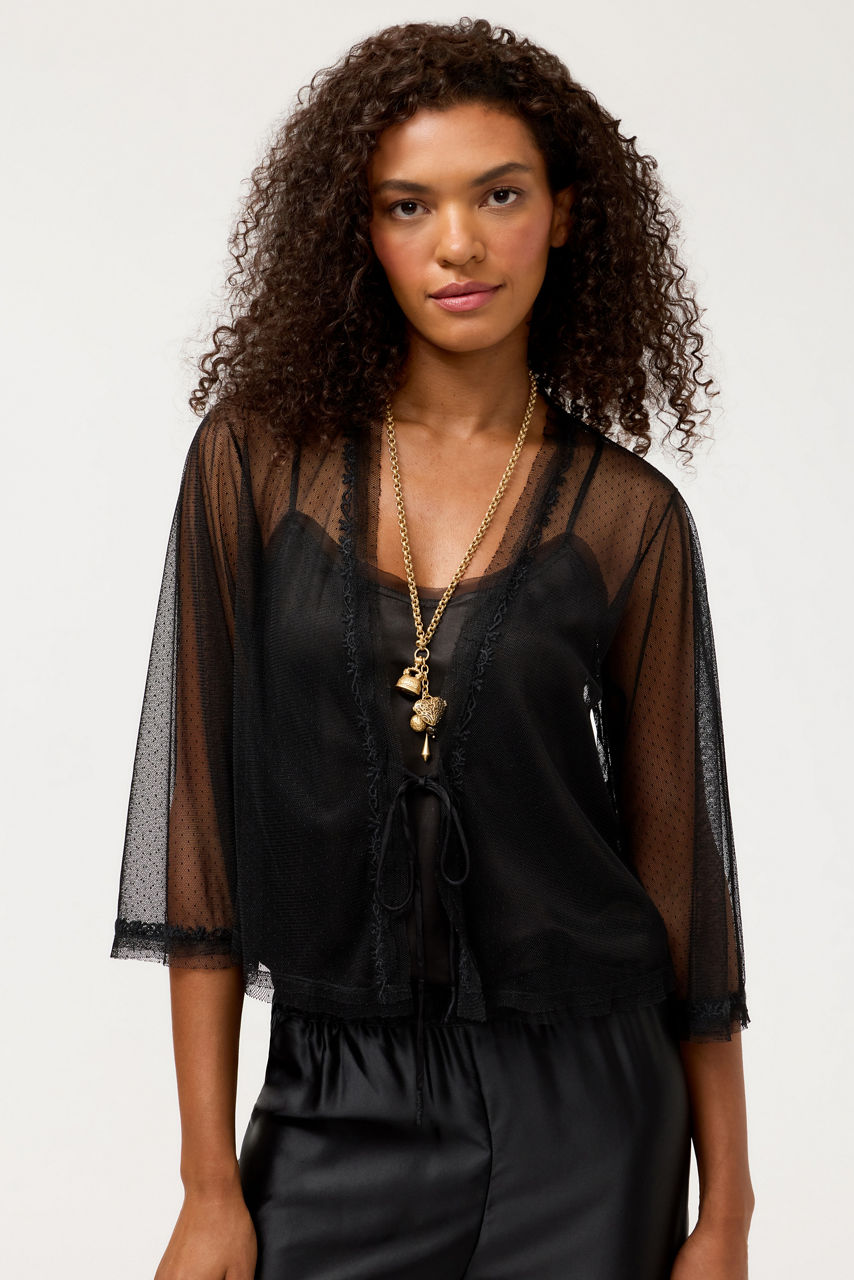 MERTINA MESH BOLERO, , large image 1