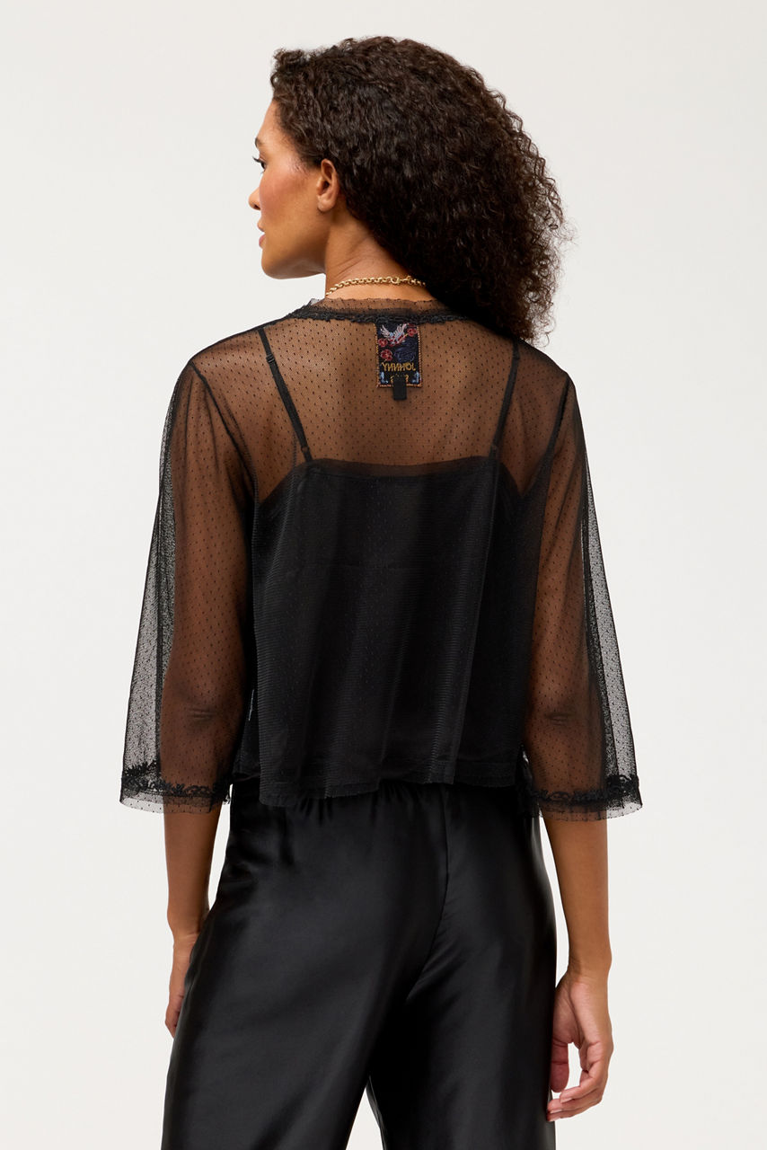 MERTINA MESH BOLERO, , large image 4