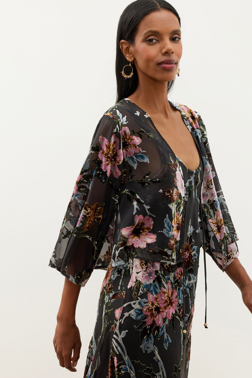 MERTINA BURNOUT BOLERO, , large image 1