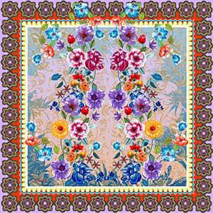 DECO SILK SCARF, , swatch