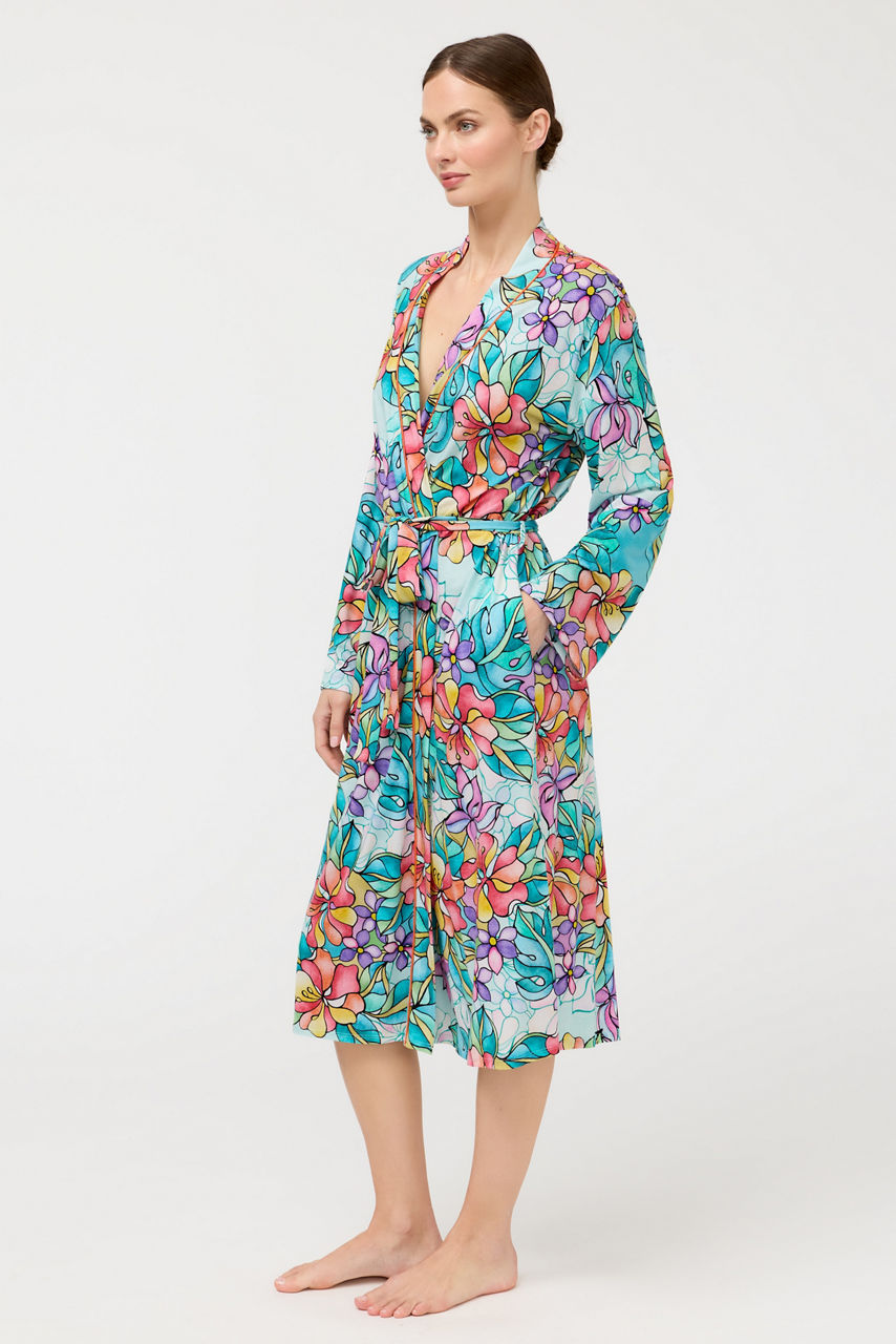 THE JONESY LONG SLEEP ROBE, , large image 2