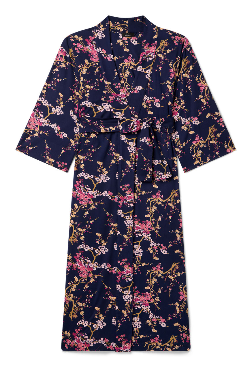 NATORI X JW PRINTED COZY KNIT ROBE, , large image 4