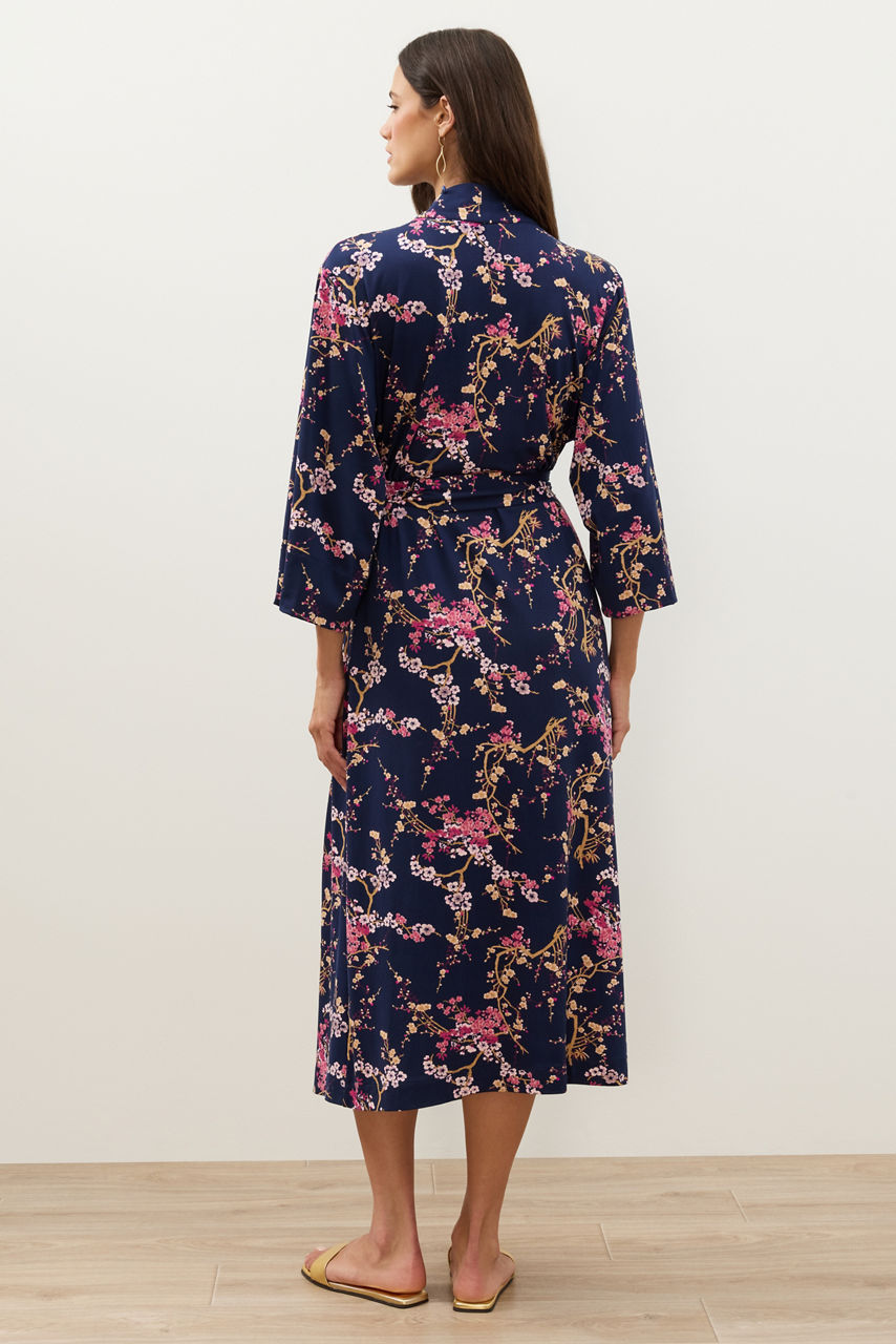 NATORI X JW PRINTED COZY KNIT ROBE, , large image 5
