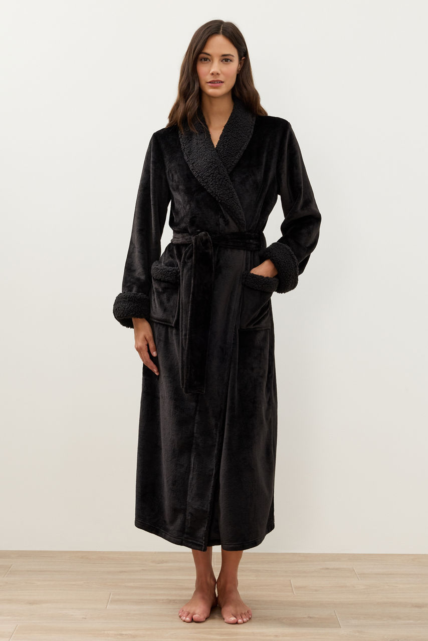 NATORI X JW LUXE SHERPA ROBE, , large image 1