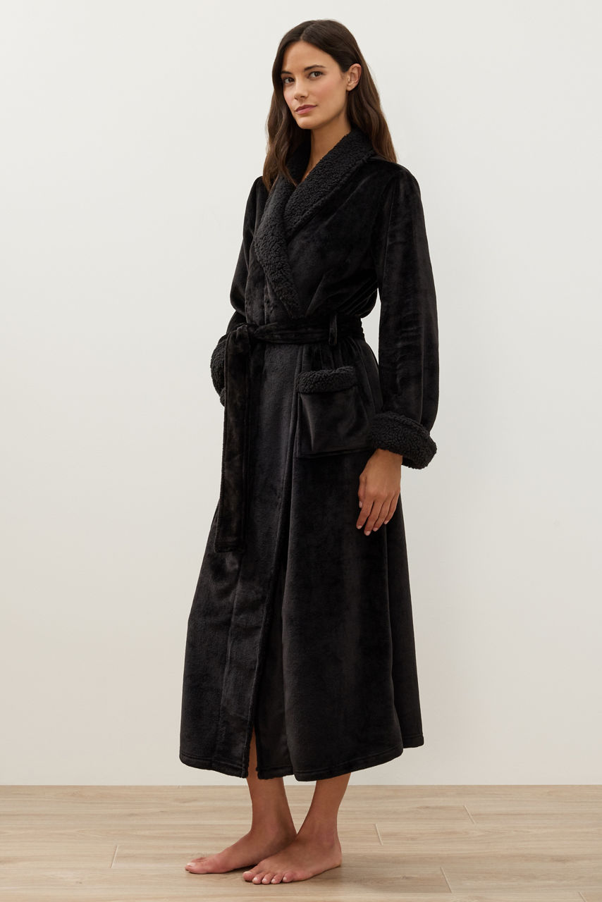 NATORI X JW LUXE SHERPA ROBE, , large image 2