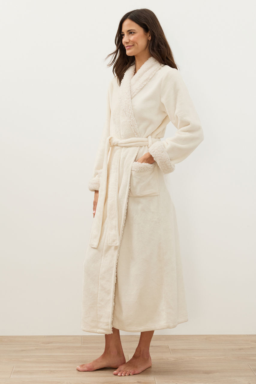 NATORI X JW LUXE SHERPA ROBE, , large image 3