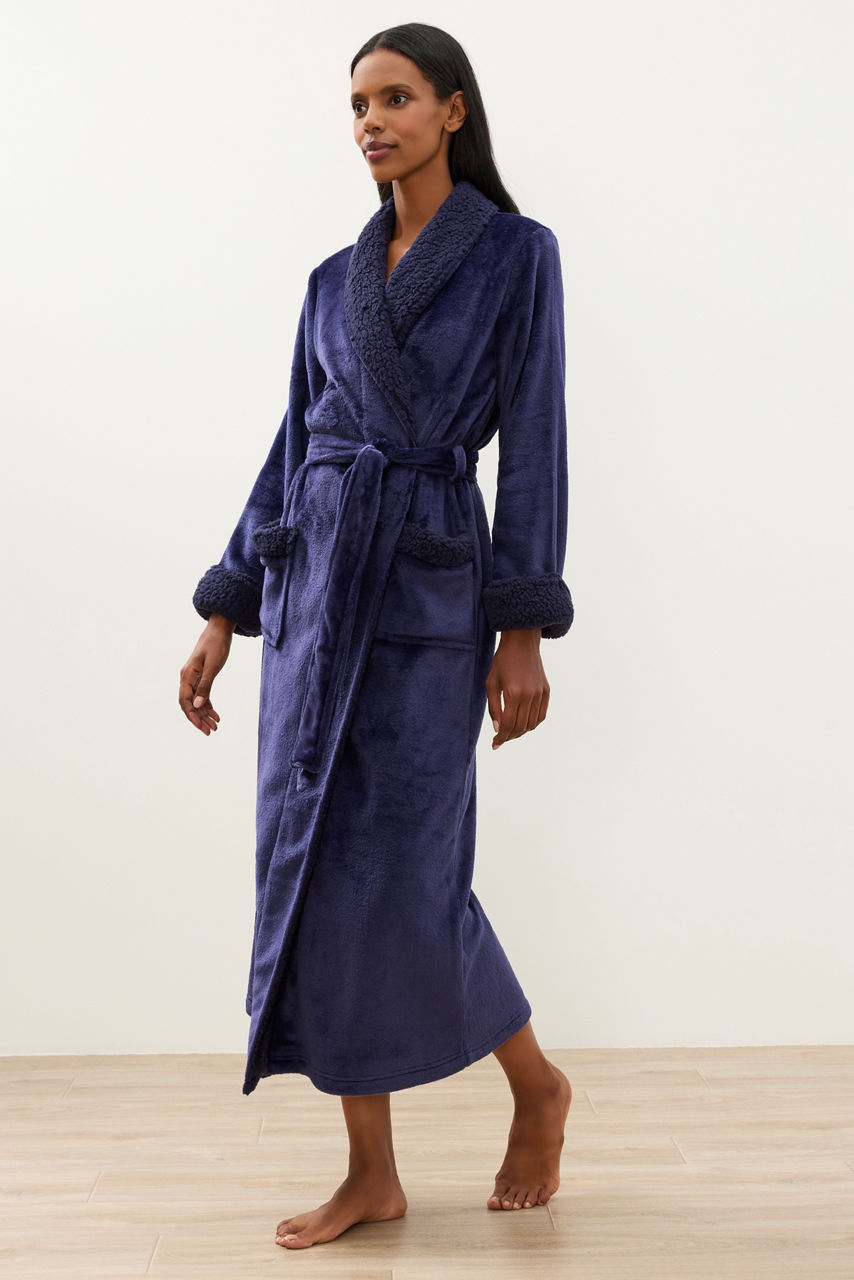 NATORI X JW LUXE SHERPA ROBE, , large image 2