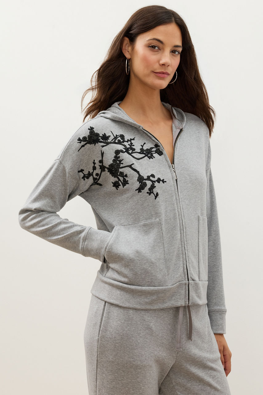 NATORI X JW BRUSHED FRENCH TERRY HOODIE WITH EMBROIDERY, , large image 3