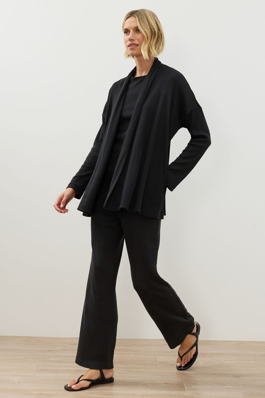 NATORI X JW BRUSHED RIB CARDIGAN, , large image 3