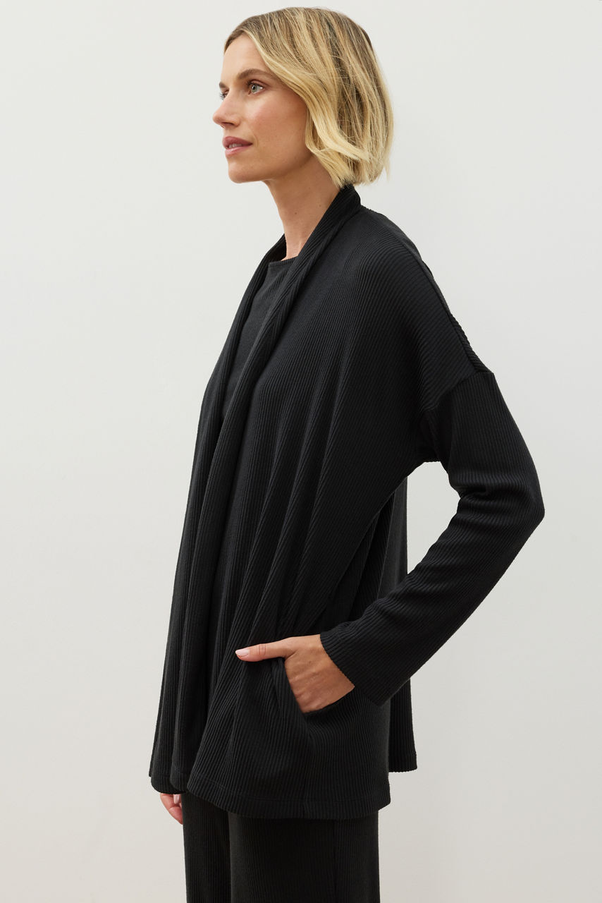 NATORI X JW BRUSHED RIB CARDIGAN, , large image 4