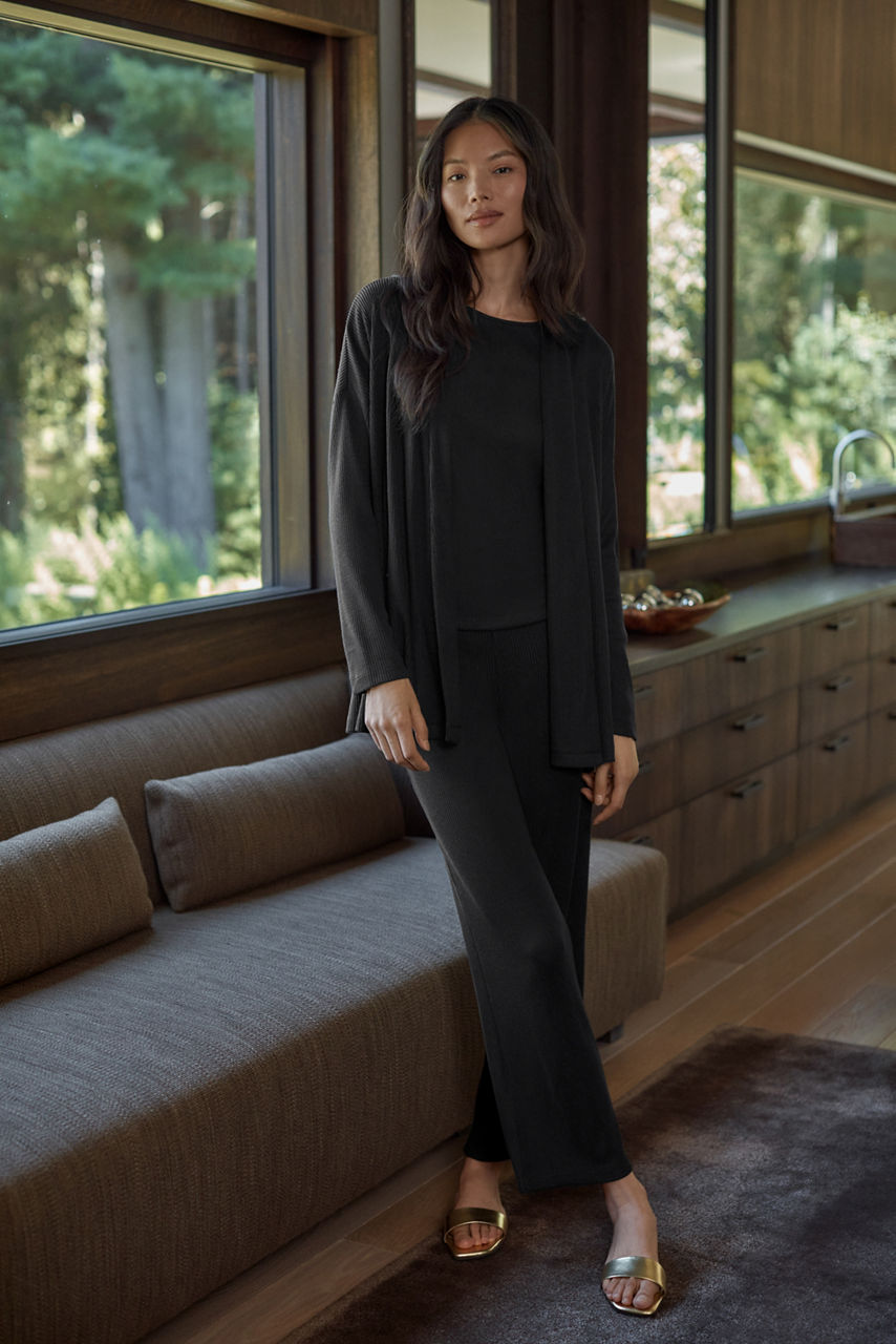 NATORI X JW BRUSHED RIB CARDIGAN, , large image 6