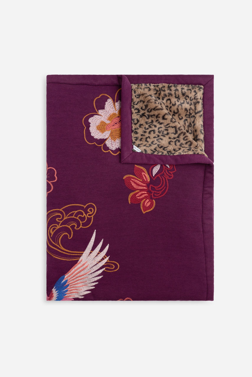 EMBROIDERED THROW BLANKET, , large image 3