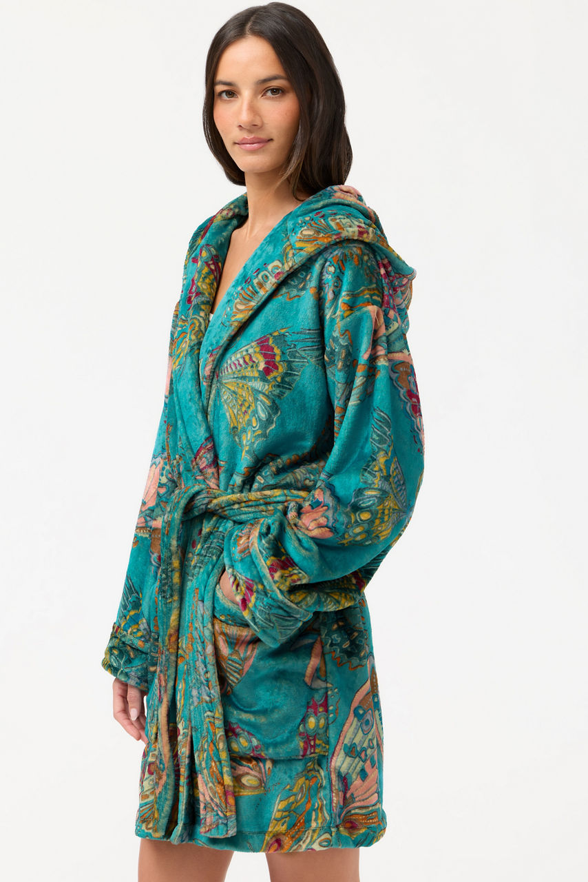 SHORT COZY ROBE, , large image 1
