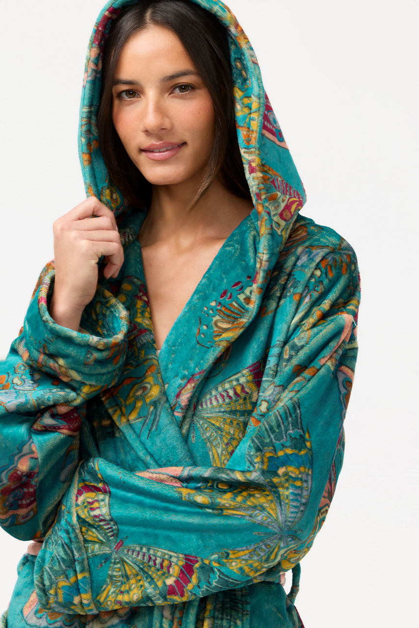 SHORT COZY ROBE, , large image 4