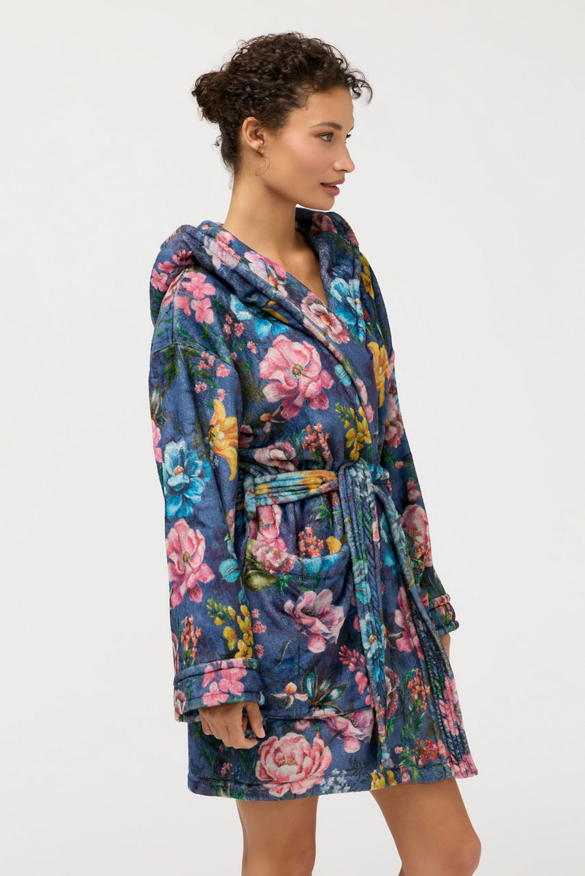 SHORT COZY ROBE, , large image 1