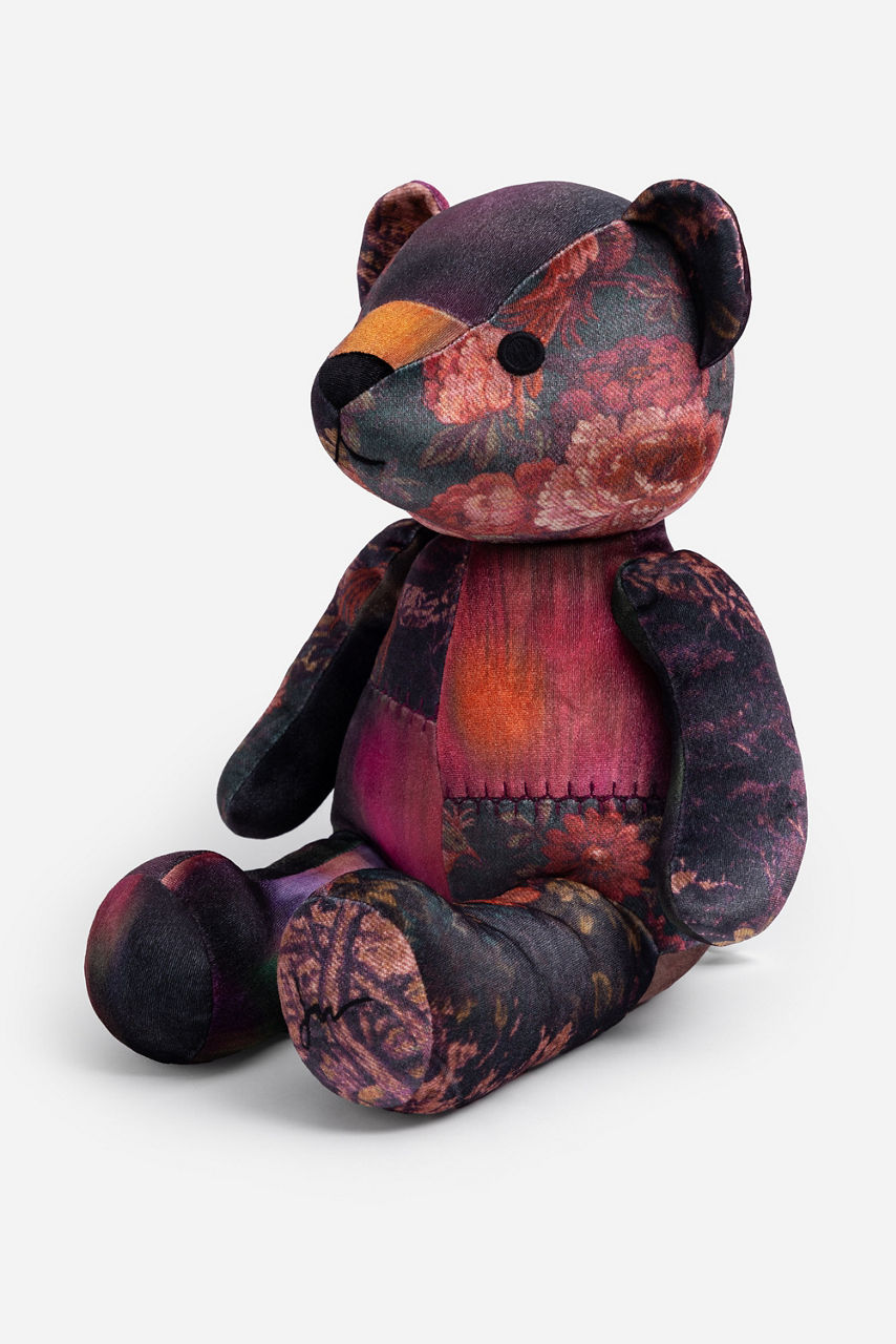 PATCHWORK GURA VELVET BEAR, , large image 1
