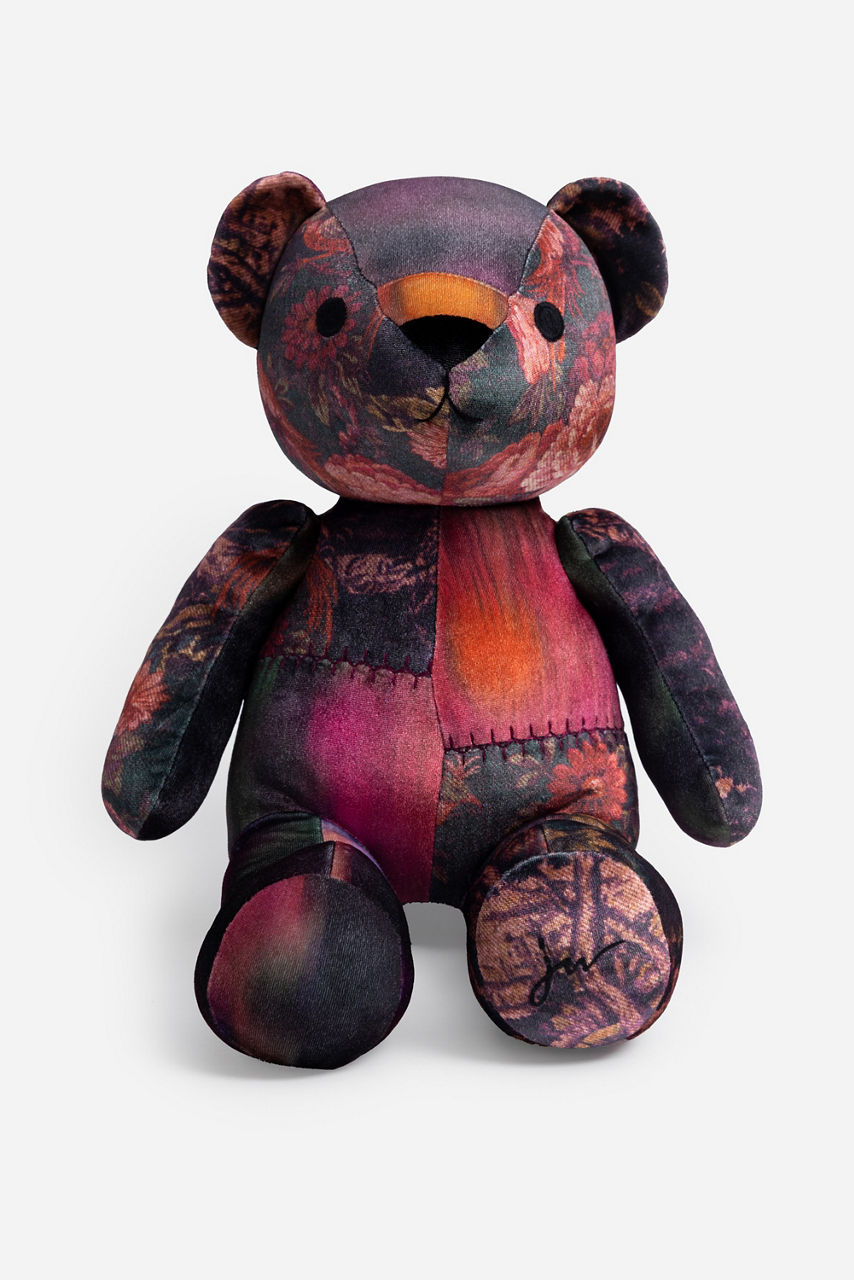PATCHWORK GURA VELVET BEAR, , large image 2