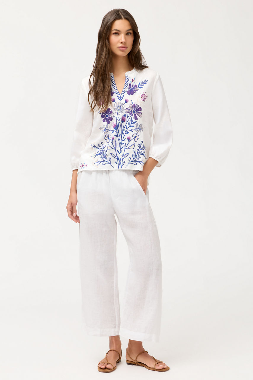 RUFFLE FIELD BLOUSE, , large image 3