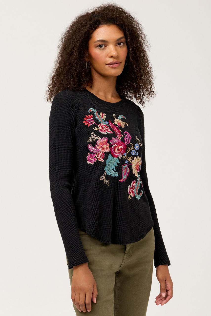 TAZARI CONTRAST SEAM T-SHIRT, , large image 1