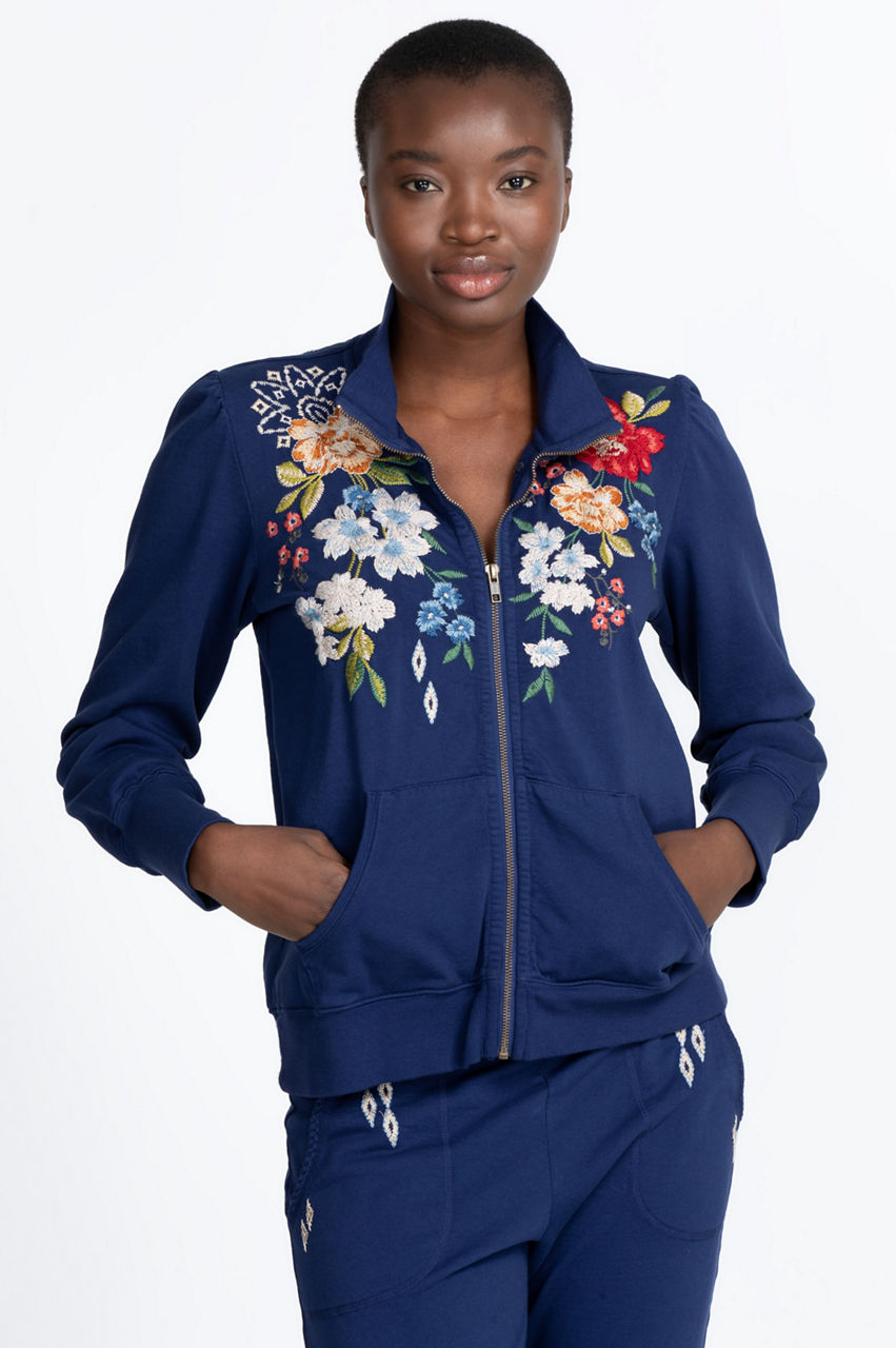 Buy Josephine Mock Neck Sweatshirt | Johnny Was