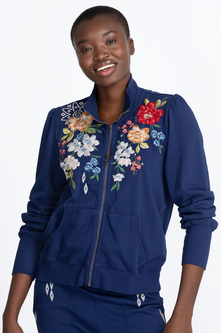 Buy Josephine Mock Neck Sweatshirt | Johnny Was