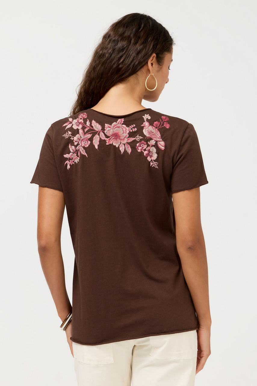 PLEAT FRONT TEE, , large image 4